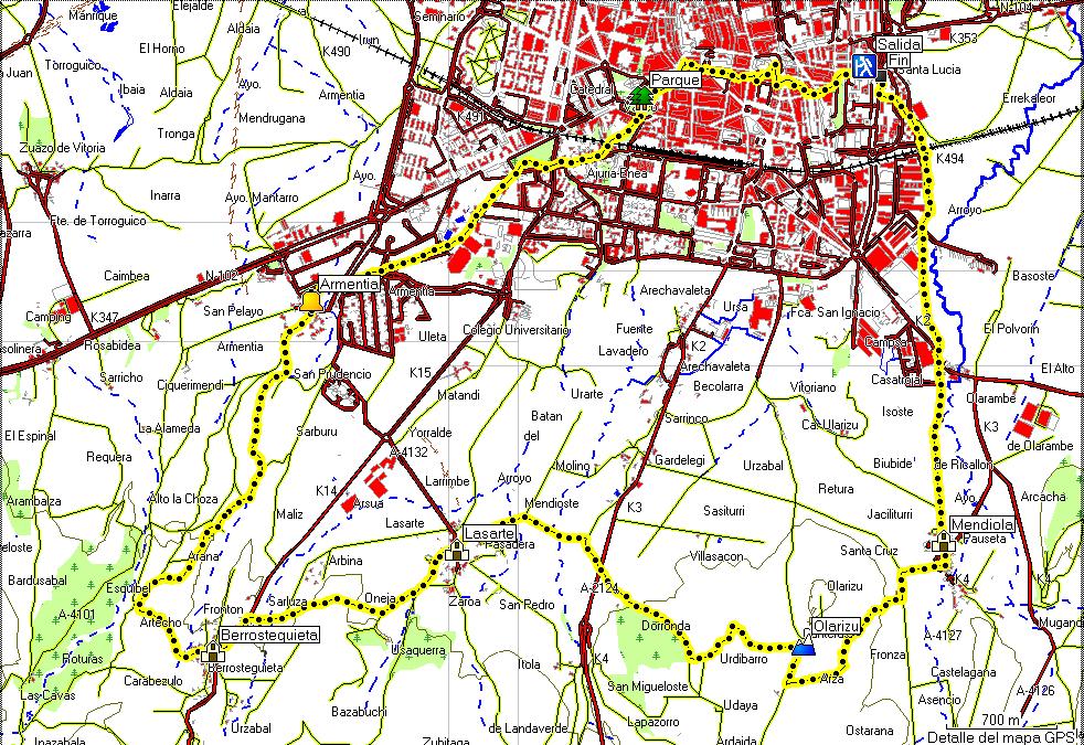 Mapa 2010_01_06 Berrosteguieta-Mendiloa (3º GR-25)