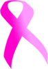 lazo rosa contra el cancer para colgar en tu pagina web