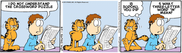 Garfield: Lost in Translation, January 25, 2010