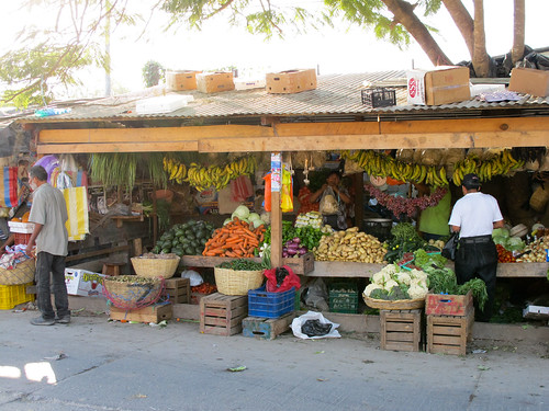 Outdoor Market - Flores, Guatemala