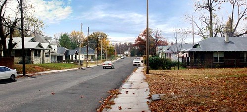a residential street in Memphis (courtesy of Urban Advantage)