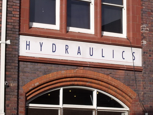 Former Ash and Lacy works, Meriden Street, Digbeth - Hydraulics sign by ell brown