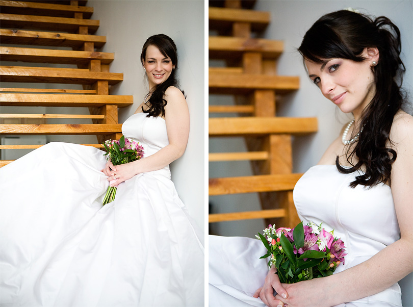 CDIA Bride on Stairs
