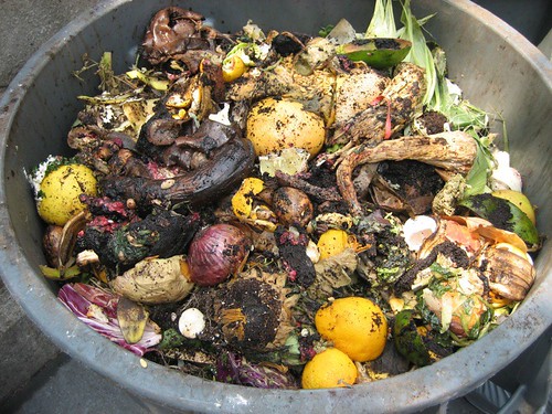 The sweet (I mean disgusting) smell of compost.