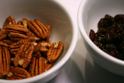 pecans and raisins