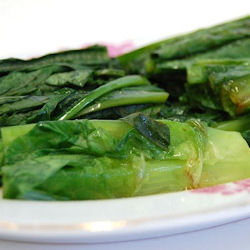 Blanched A-choy with oyster sauce, 油菜
