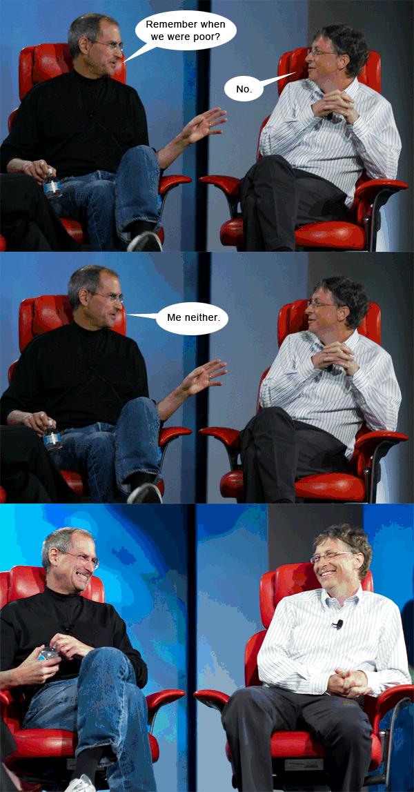 Jobs and Gates laugh it up #3
