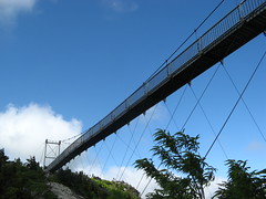Mile High Swinging Bridge, from Bridge Trail