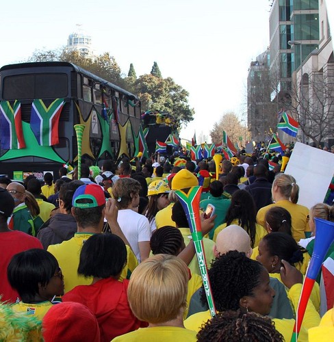 Mundial de Fútbol Johannesburgo Sudáfrica Desfile