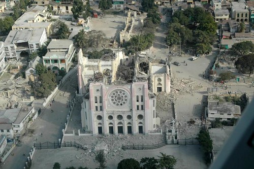 Haiti Earthquake buildings destroyed