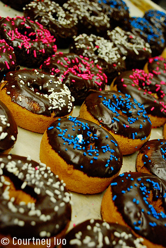 Donuts with sprinkles by