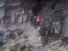 Kids on Rocks in Keown Falls Cave