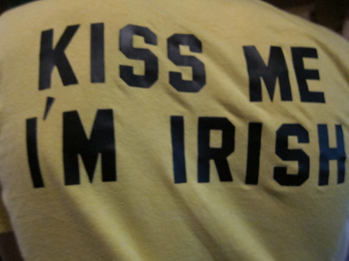 Kiss me, I'm Irish