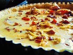 mexican cheese and bacon quiche tart - 16