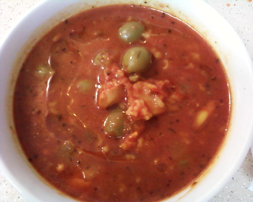 Spanish style fish stew