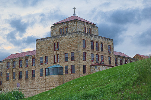 Saint Meinrad Archabbey, in Saint Meinrad, Indiana, USA - Saint Bede Hall