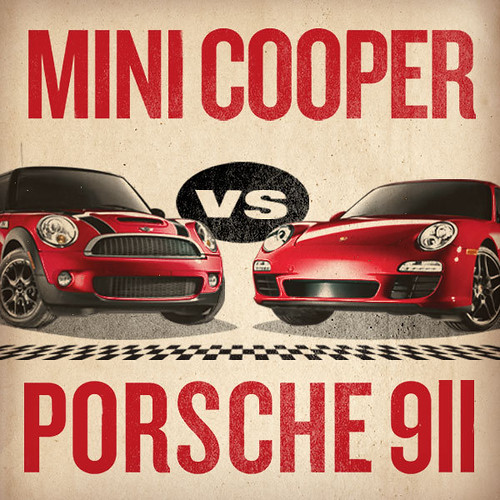 MINI versus Porsche