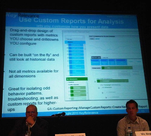 use custom reports for analysis slide