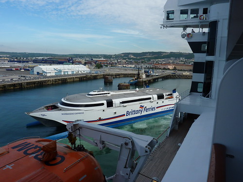 Brittany Ferries at Cherbourg France Docks