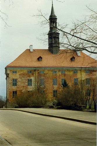Raekoda ,TOWN HALL, Rear view, Narva , Estonia  May 1996 ©  Sludge G