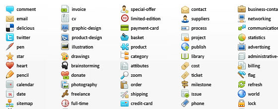 100+ Free High Quality Icon Sets for Web Designers and Developers