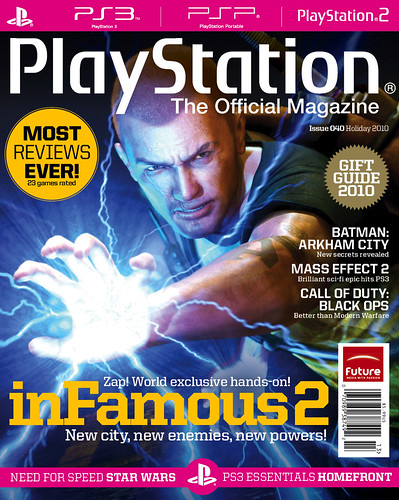 inFAMOUS 2 on PTOM's holiday cover