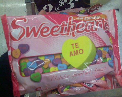Candy hearts...en Espanol!