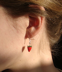 Huuge Strawberries - Dangle Earrings