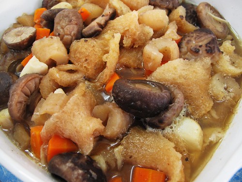IMG_9111 Sea Cucumber , Fish Maw and Mushroom, 海参鱼鳔焖冬菇
