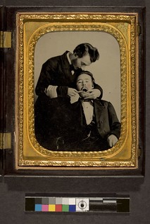 portrait of a dentist and patient