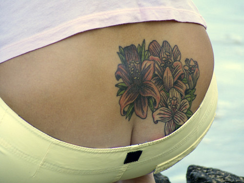 lily. rear. tattoo. valley