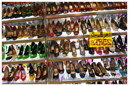 bangkok shopping - shoes