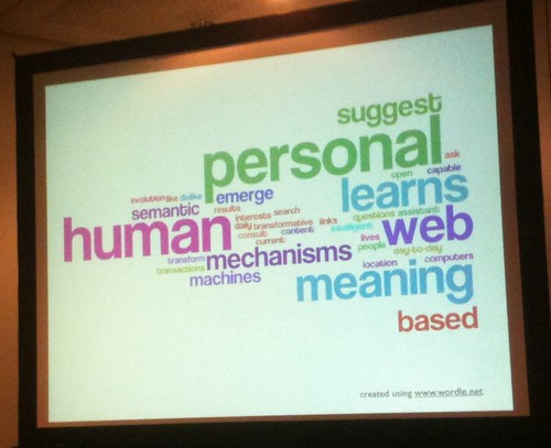 Wordle of the Semantic Web (Web 3.0) by Angela Maiers