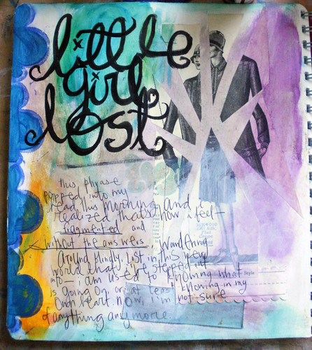 journal page -- little girl lost