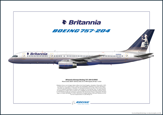 Britannia Airways Boeing 757-204 G-BYAX