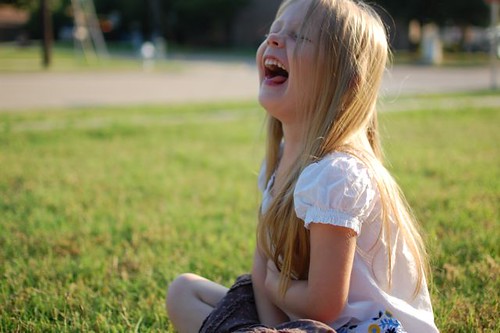 laughing girl
