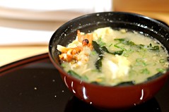 Prawn head miso soup, Tatsuya, Goodwood Hotel
