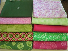 fabrics for CrazyMomQuilts Quilt Along