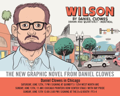 Sunday at Printers' Row with Dan Clowes