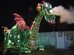 Pete's Dragon in Disney's Electrical Parade. (04/17/2010)
