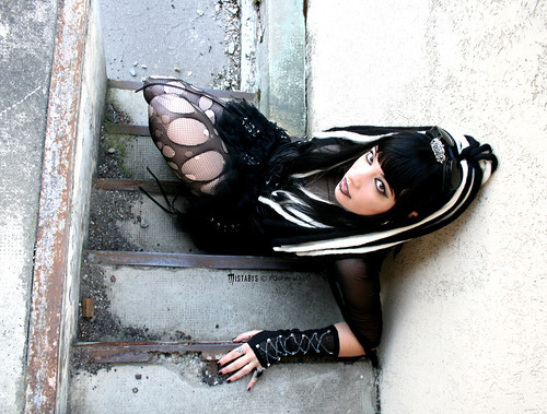 cyber goth girl, high res. by