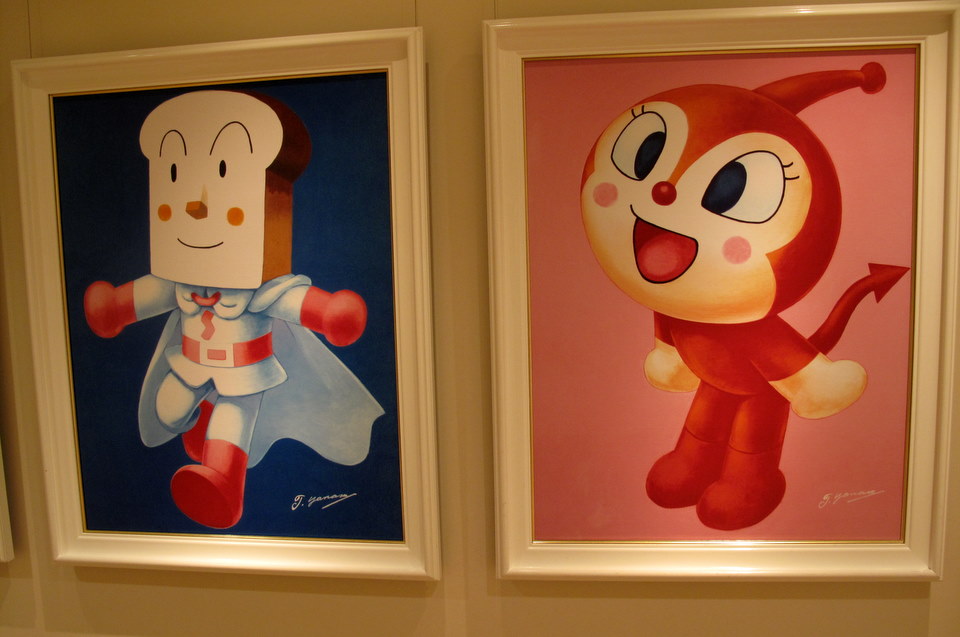 Paintings of some of the characters.