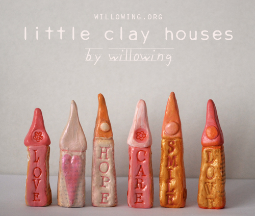 little clay houses