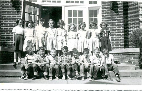The Second-Grade Class of St John School in Seward, Nebraska, in 1955