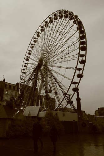 Ferris wheel in Lille, northern France.