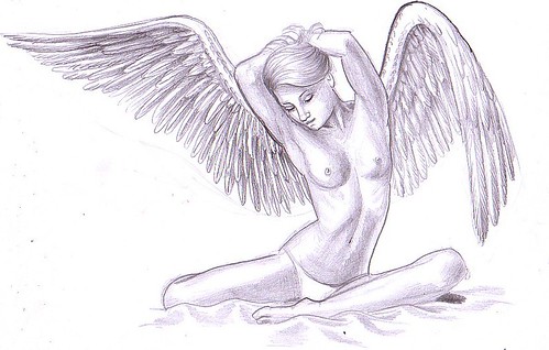 Pencil drawings of angels Index of 