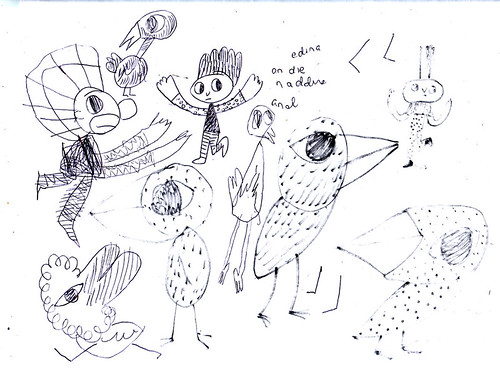 sketches of birds. loose irds