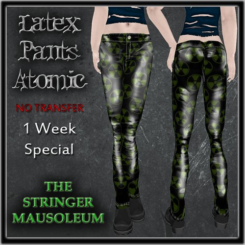 Unisex Latex Pants-Atomic