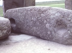 Holes were made in the lintel stones to fit pegs on top of the standing stones