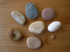 Pebbles from Newcastle beach